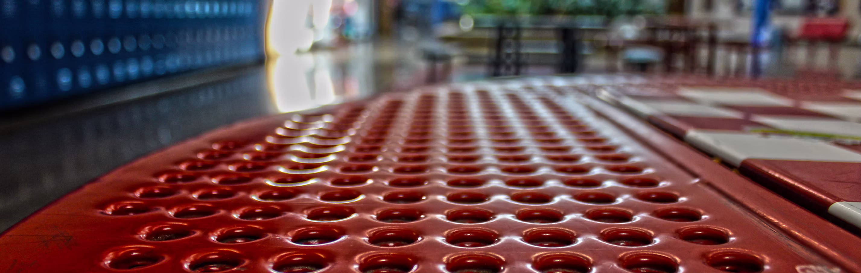 Red table at CHS